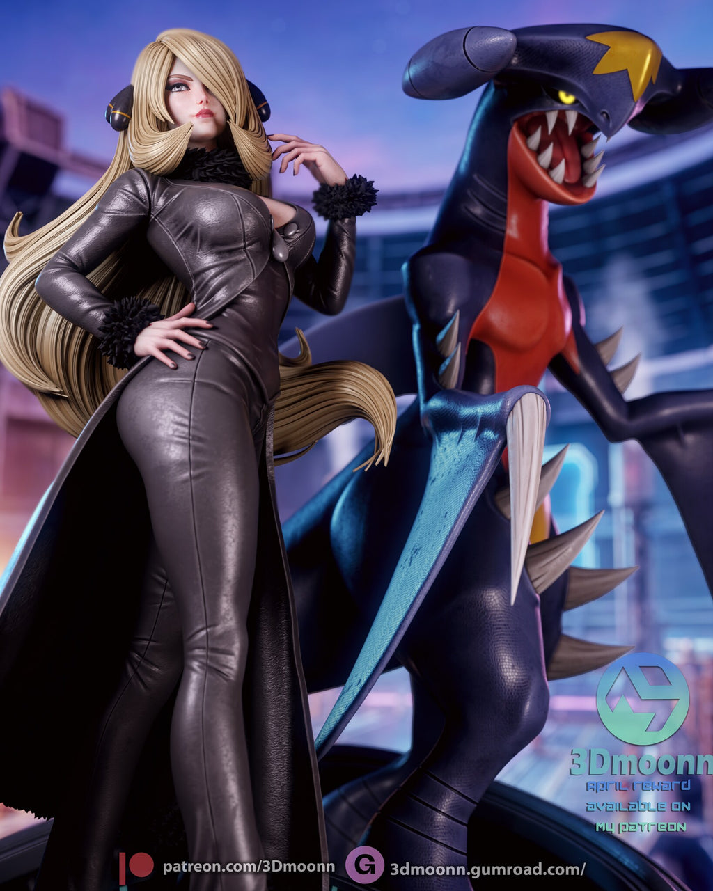 Sculptor's render (kit ships unpainted): both figures from the waist up
